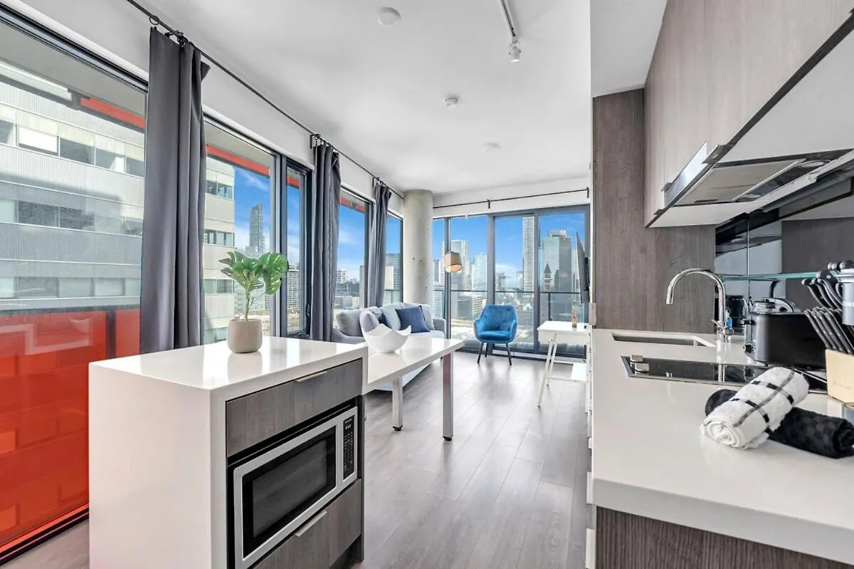شقة Cozy 2Bdrm Near Scotiabank Mtcc Hospitals Water تورونتو