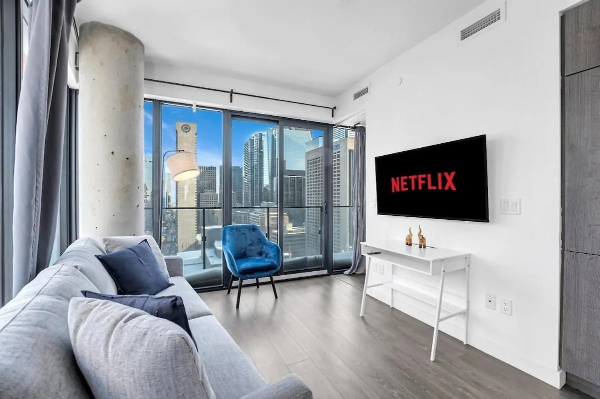 شقة Cozy 2Bdrm Near Scotiabank Mtcc Hospitals Water تورونتو كندا