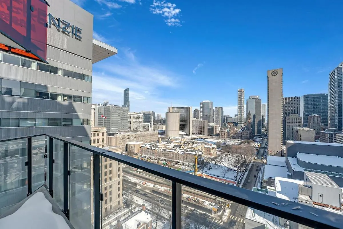 شقة Cozy 2Bdrm Near Scotiabank Mtcc Hospitals Water تورونتو